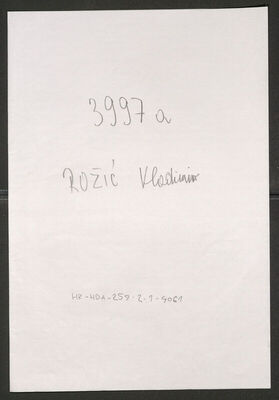 Rožić, Vladimir, 29.10.1902. Policijski karton