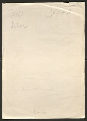 Pachl, Helena, 13.12.1917. Policijski karton