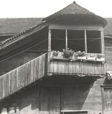 Mraclin - Tradicijska kuća, detalj stepeništa