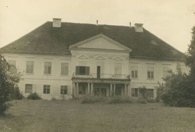 Donja Stubica - Dvorac Stubički Golubovec, zapadno pročelje