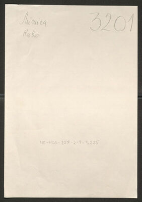 Mimica, Roko, 1903. Policijski karton