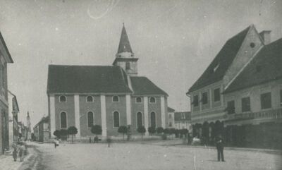 Varaždin - Župna crkva sv. Nikole, bočno pročelje