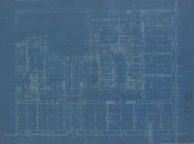 Stambena zgrada Frank, tlocrt/prizemlje