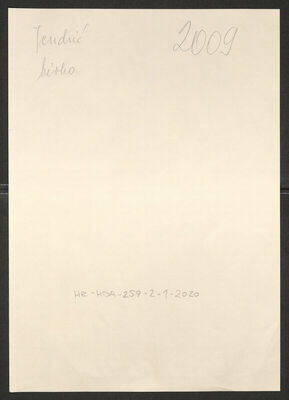 Jendric, Mirko, 30.10.1905. Policijski karton