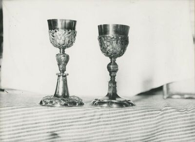 Margečan (Ivanec) - Crkva sv. Margarete, dva barokna kaleža