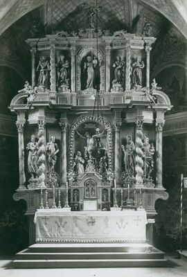 Novoselec - Crkva sv. Križa, glavni oltar