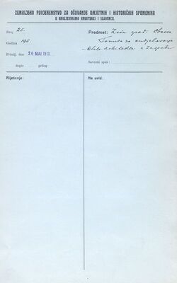 Zrin (Dvor) - građevna obnova; ponuda za sudjelovanje Kluba arhitekata u Zagrebu