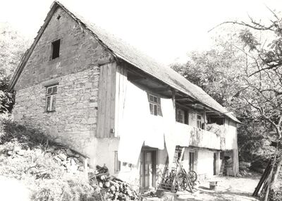 Novo Selo - Tradicijska kuća, zabatno i ulazno pročelje