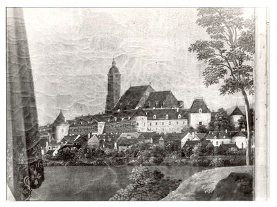 Lupoglav - Župna crkva bl. Augustina Kažotića, detalj slike