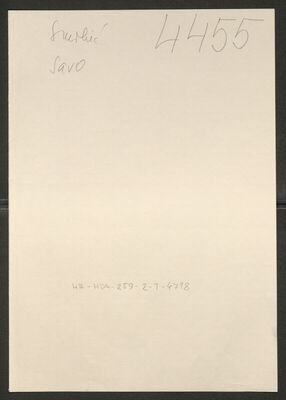 Smrkić, Savo, 1909. Policijski karton