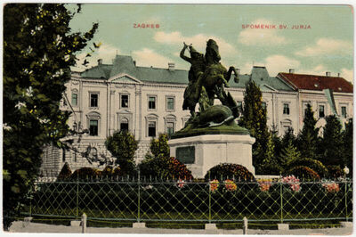 Zagreb - Spomenik Sv. Jurja