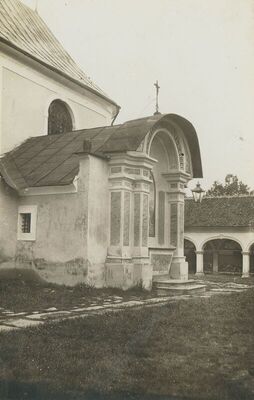 Trški Vrh (Krapina) - Crkva Majke Božje Jeruzalemske, vanjština, detalj
