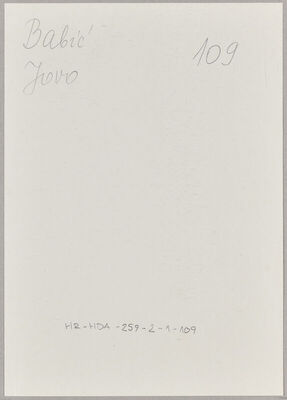 Babić, Jovo, 13.7.1898. Policijski karton