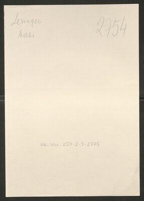 Levinger, Maks, 9.9.1892. Policijski karton