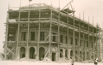 Zagreb - Rooseveltov trg - Novinarski dom u izgradnji