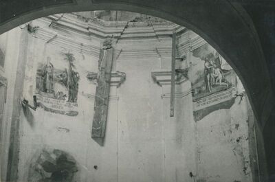 Bisag - dvor Biksada, kapelica, slikarije