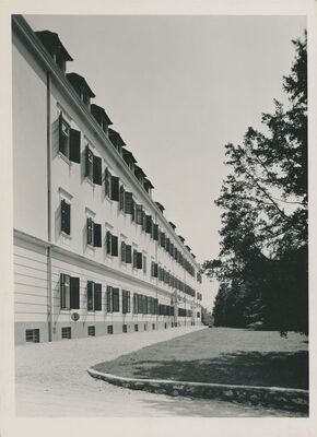 Klenovnik - dvor Drašković, pročelje