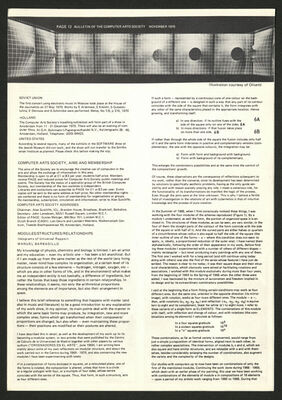 Page: bulletin of The Computer Arts Society 12