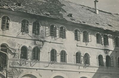 Lepoglava - Bivši pavlinski samostan, sjeverni trakt s dvorišne strane, detalj