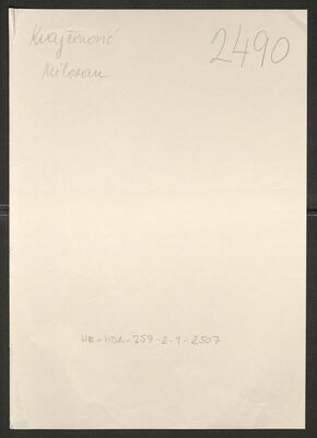 Krajčinović, Milovan, 1896. Policijski karton