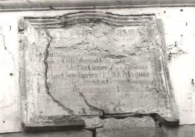 Jastrebarsko - Dvorac Erdődy, latinski natpis