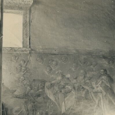 Lepoglava - Župna crkva, freska u koru, centralni dio freske s Janjetom