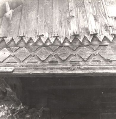 Sasi - Tradicijska kuća, ukras trijema