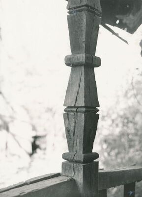 Polje Ozaljsko (Ozalj) - Tradicijska kuća, detalj