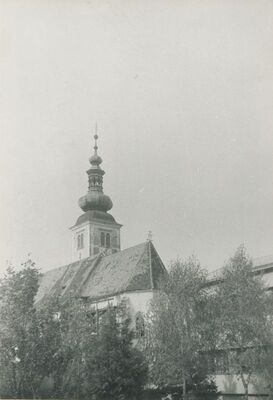 Lepoglava - Župna crkva, pogled na crkvu s istočne strane