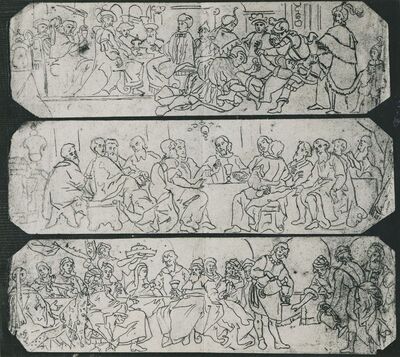 Lepoglava - Bivši pavlinski samostan, slike sa stropa ljetnog refektorija