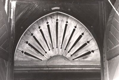 Gustelnica - Crkva sv. Antuna Padovanskog, luneta