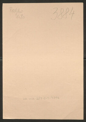 Raljko, Krsto. Policijski karton