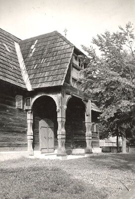 Velika Mlaka - Kapela sv. Barbare, trijem