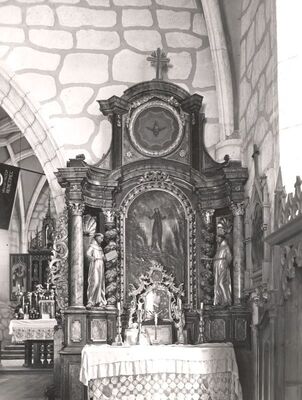 Remetinec - Župna crkva Blažene Djevice Marije, desni pobočni oltar