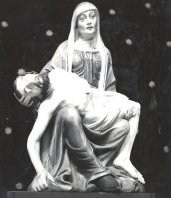 Ščitarjevo - Župna crkva sv. Martina, barokna plastika Pietà