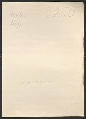 Močilar, Alojz, 16.4.1888. Policijski karton