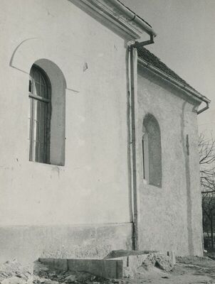 Martinšćina (Zlatar) - Kapela sv. Martina, južno pročelje, dio