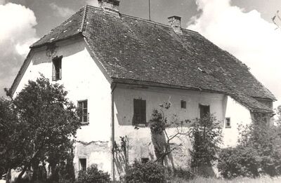 Cerje - Kurija župnog dvora, dvorišno i zabatno pročelje