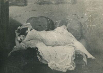 Trakošćan - slika ženskog akta u interijeru