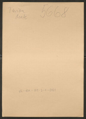 Turina, Mate, 24.2.1905. Policijski karton