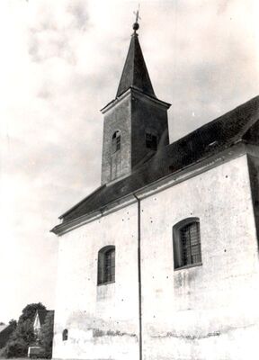 Lupoglav - Župna crkva bl. Augustina Kažotića, lađa sa zvonikom