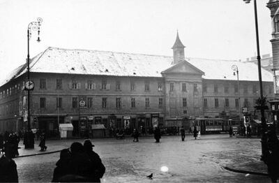 Zagreb - Zakladna bolnica, ulazno pročelje