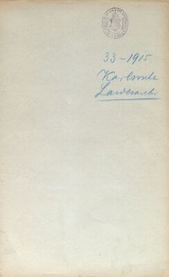 Upit Državnom arhivu, Karlsruhe