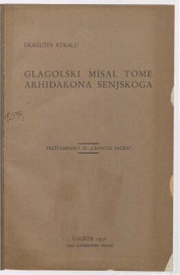Glagolski misal Tome Arhiđakona Senjskoga