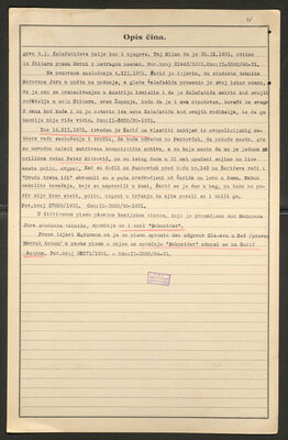 Šarić, Antun, 22.6.1907. Policijski karton