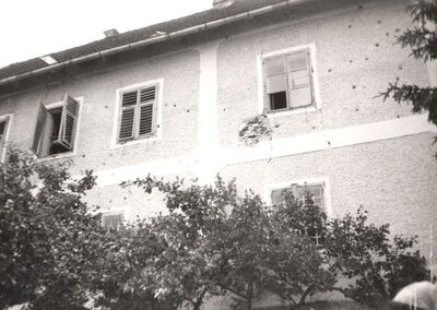 Hruškovec - Kurija Turković, detalj pročelja