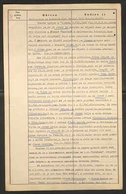 Šarar, Tomo, 1.8.1907. Policijski karton