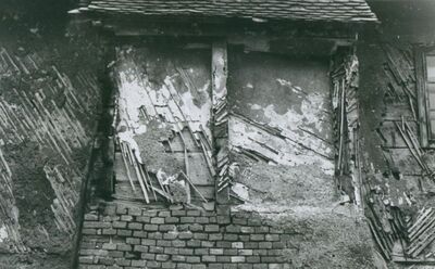 Vukovina - Kurija Alapić, detalj zapadnog pročelja