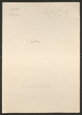 Smolko, Stjepan, 11.11.1910. Policijski karton