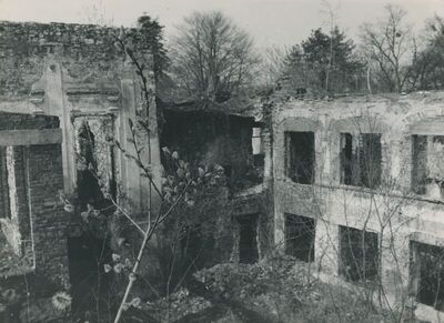 Dvorac Oroslavje Gornje (Oroslavje), unutrašnjost, ruševina